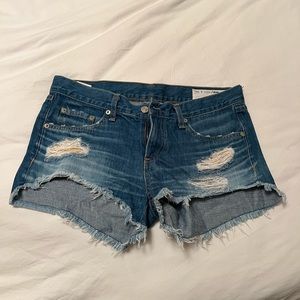 Rag and bone cut off Jean shorts - size 26